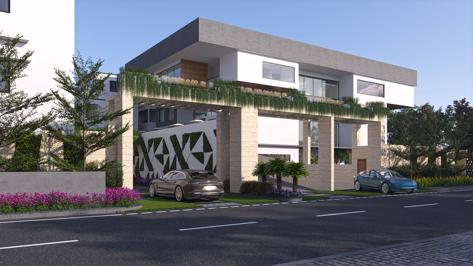 Aditi Urban Ville Tellapur gated entrance