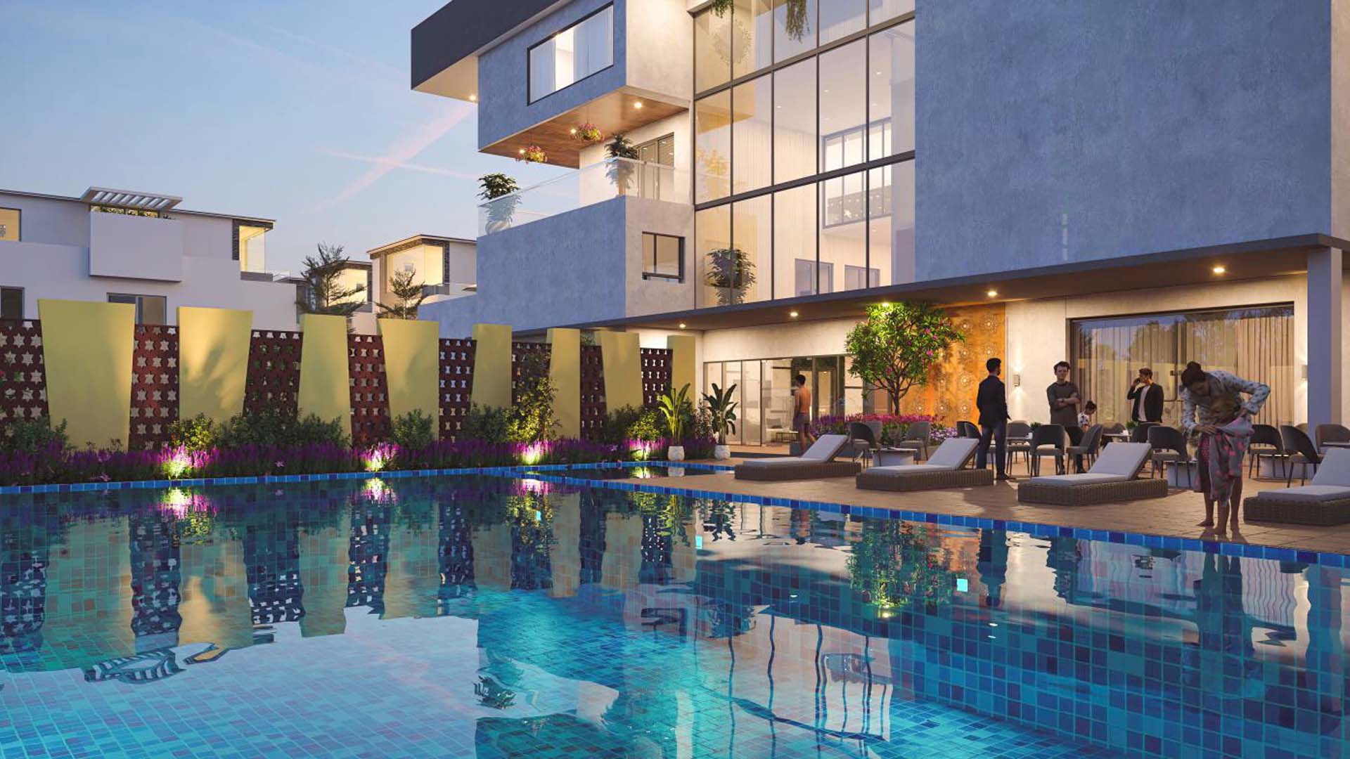 Aditi Urban Ville Tellapur clubhouse swimming pool