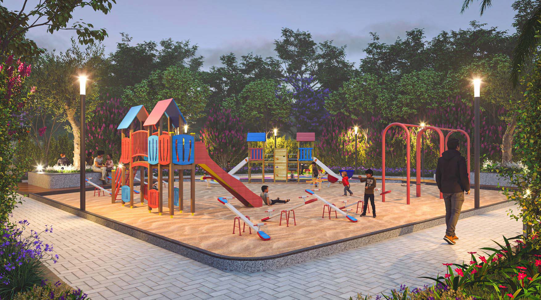 Aditi Urban Ville Tellapur children's play area