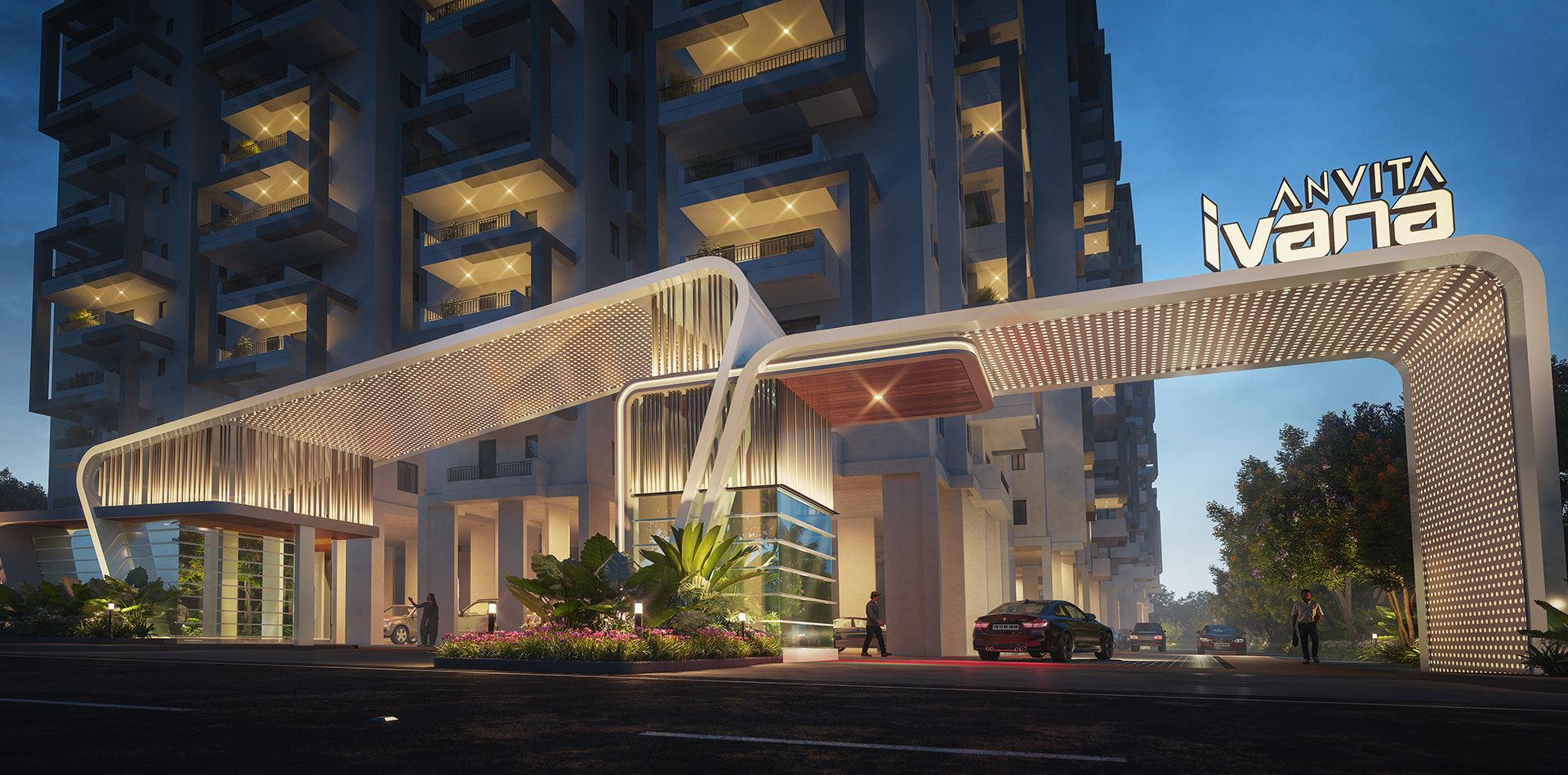 Anvita Ivana Kollur clubhouse and open spaces