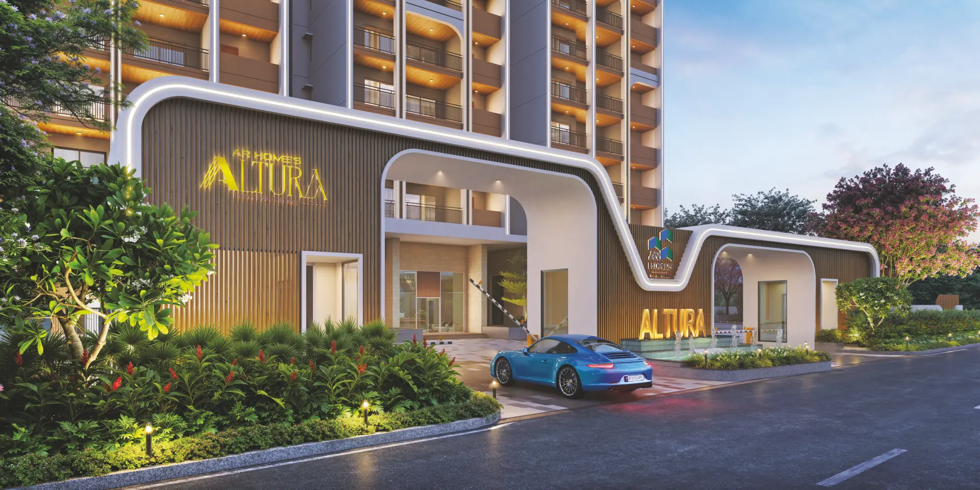 AR Homes Altura Kollur Hyderabad project render