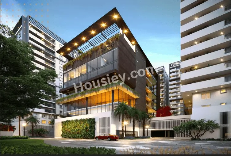 AR Homes Rise Kollur clubhouse and pool