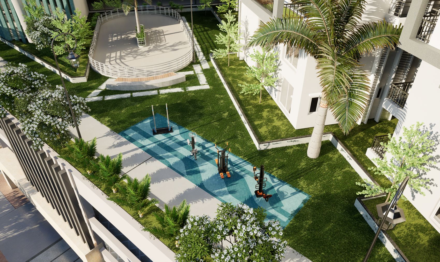 Elegant Nivasa Kollur Hyderabad project render