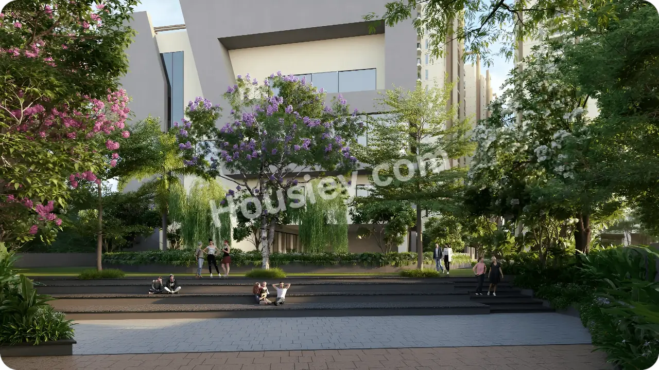 GHR Callisto Kollur towers and landscaped open spaces