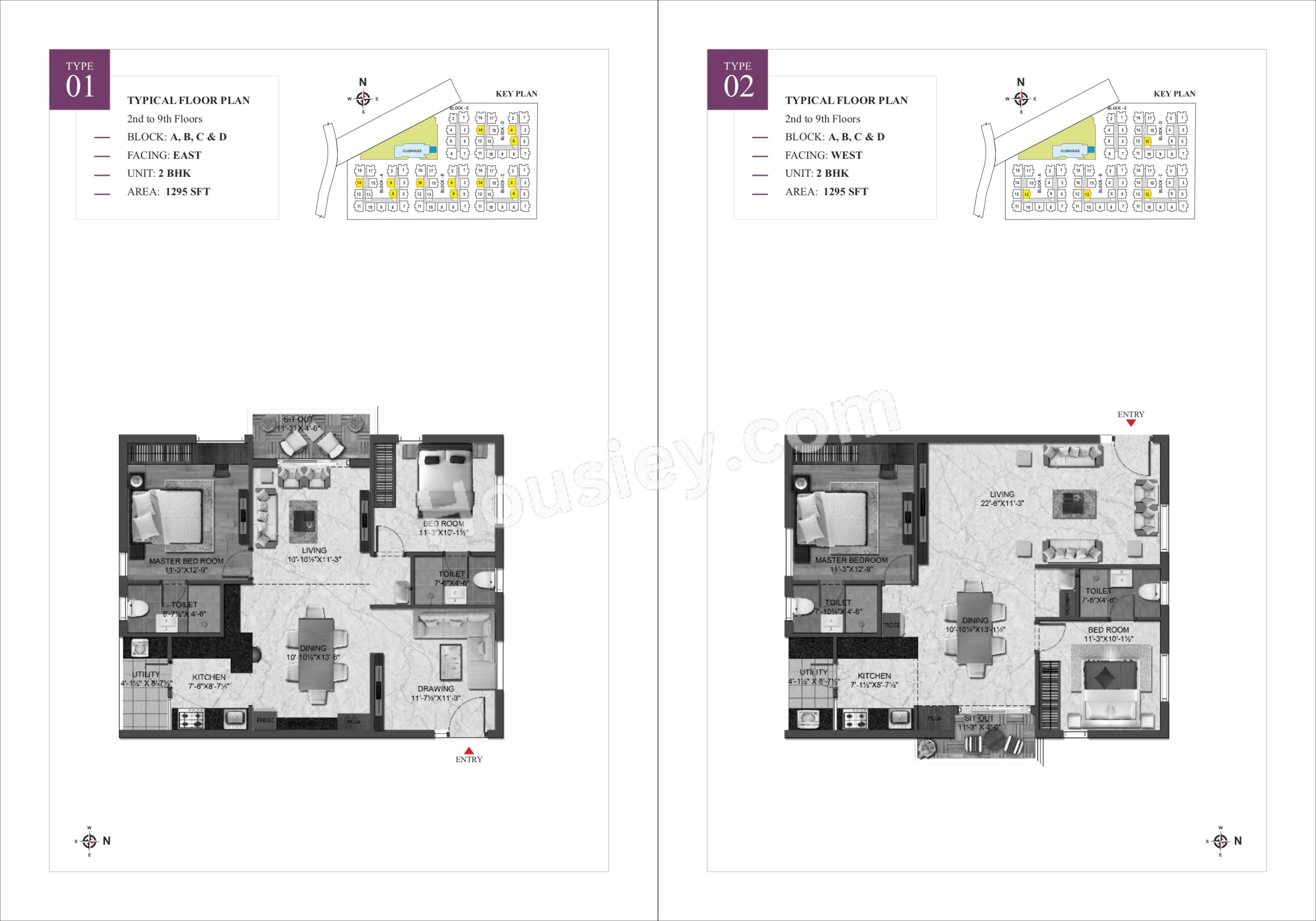 IRA Aspiration Kollur typical floor plan
