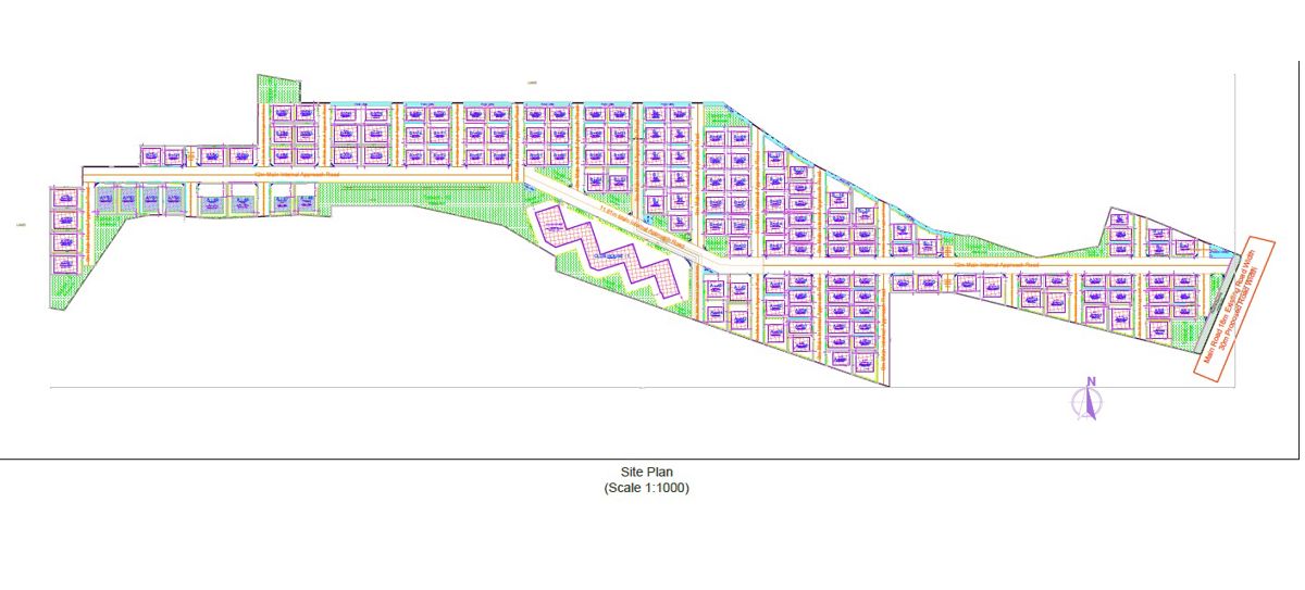 Lumbini Vana Kollur master plan – villa community on 20.31 acres