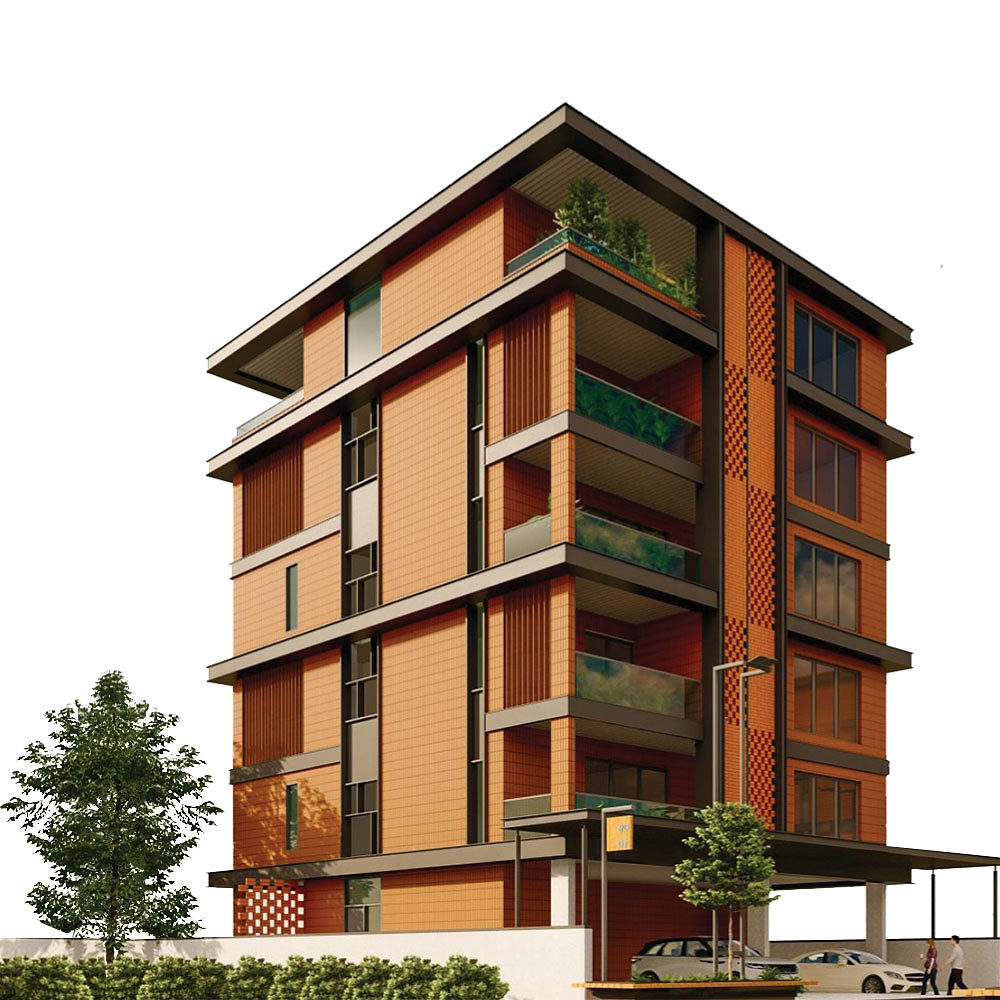 Maharaja Beverly Park Kollur family villa elevation
