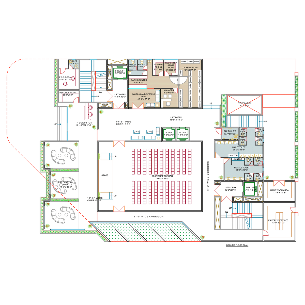 Maharaja Kosmopolis Kollur 4 BHK floor plan