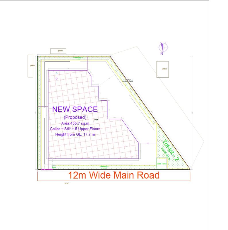 New Space Annexure Kollur site plan