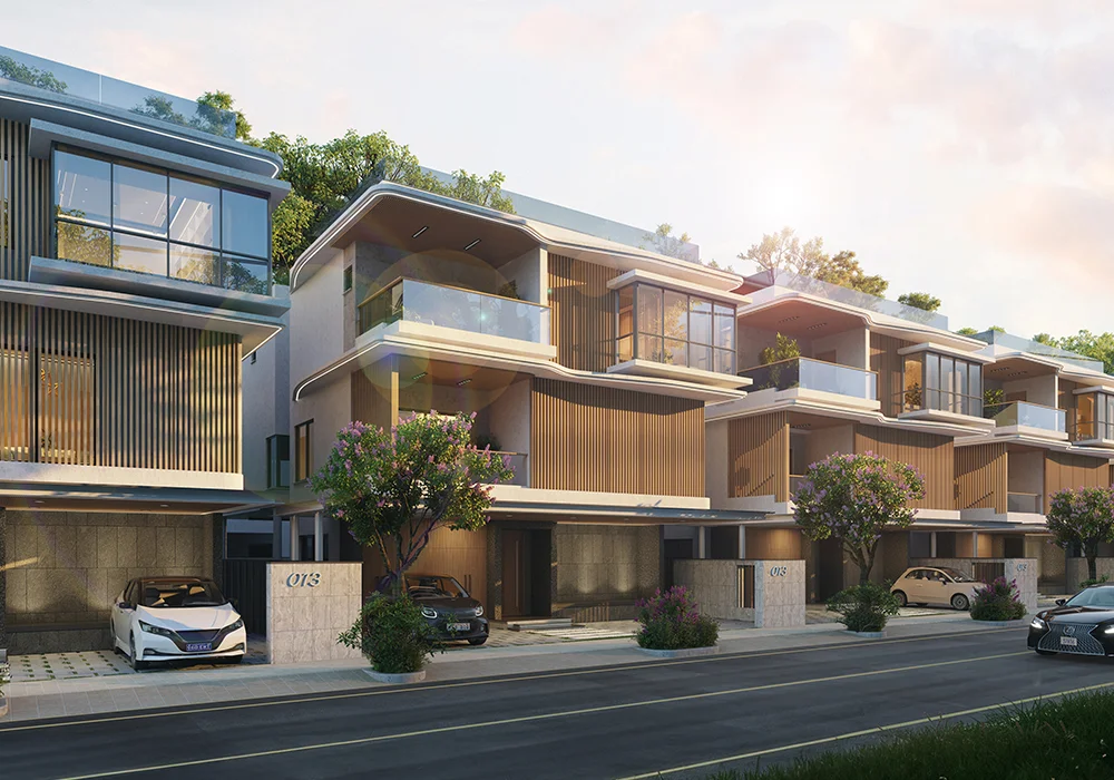 Raghava Sage Villas Kollur villa exterior render