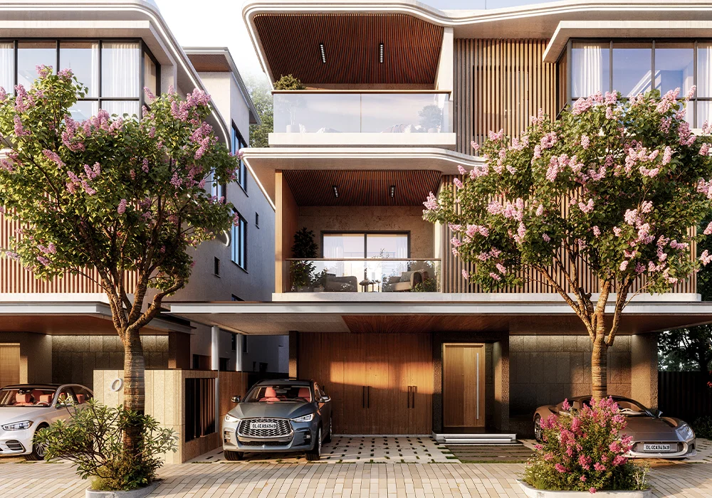 Raghava Sage Villas Kollur interiors render