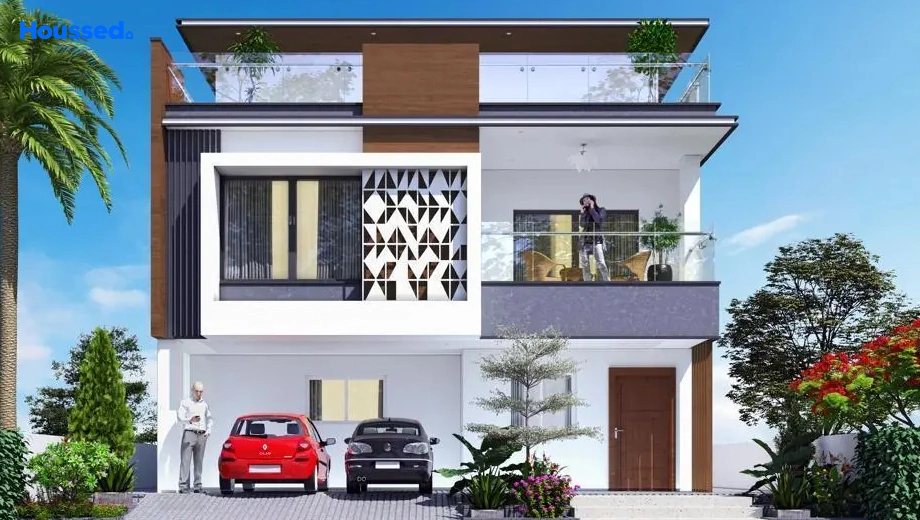 Sky Tatva Villas Kollur villa community view