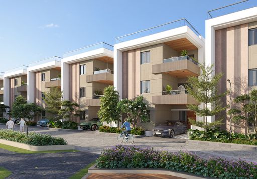 SSLR Suprabhatha Kollur triplex villas render