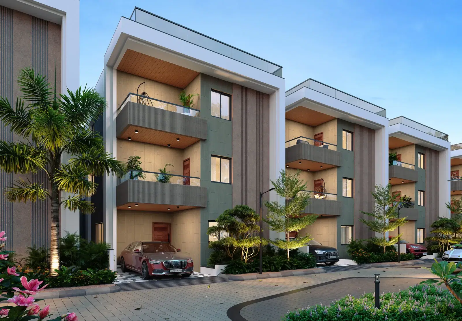 SSLR Suprabhatha Kollur landscaped community