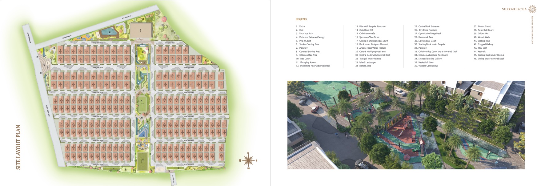 SSLR Suprabhatha Kollur master plan – about 220 villas on 17 acres