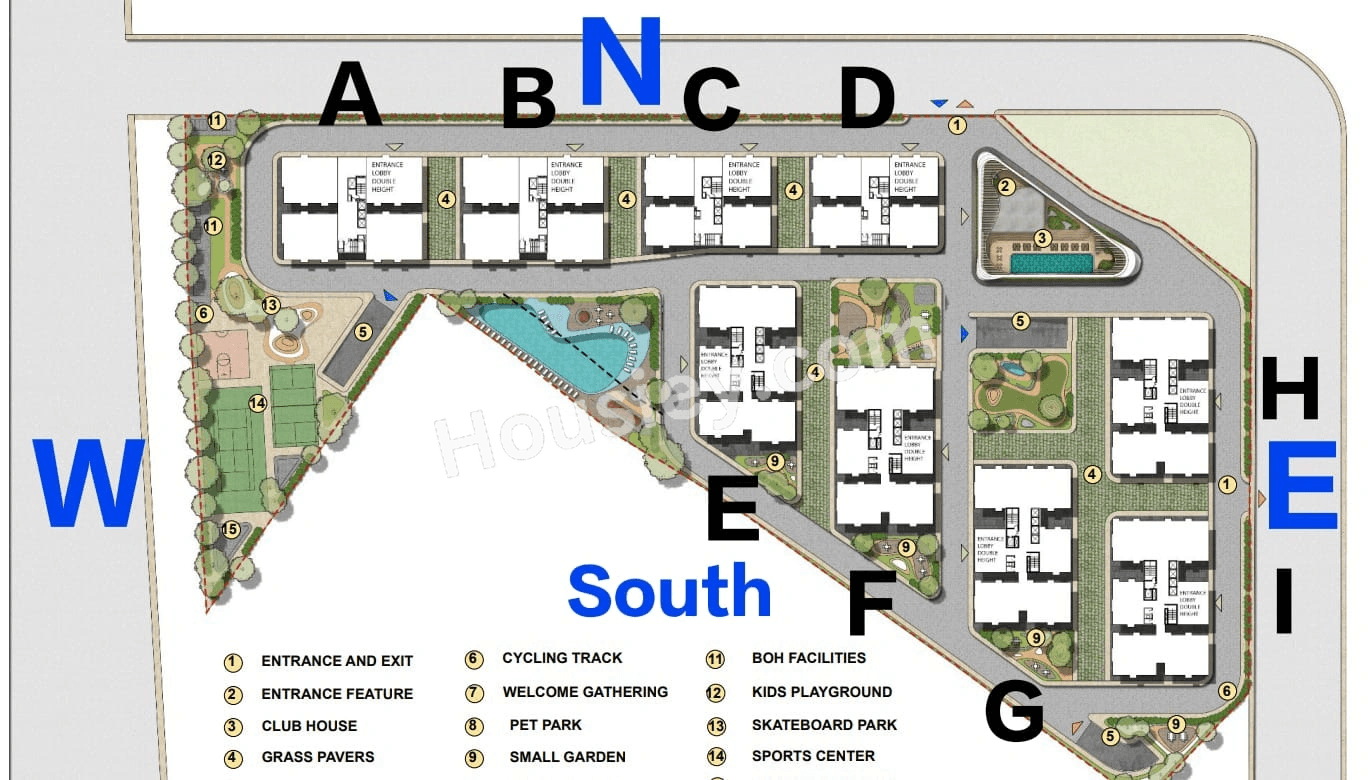 Zuari Gangothri Tribhuja Tellapur master plan – 9 towers on 9.4 acres
